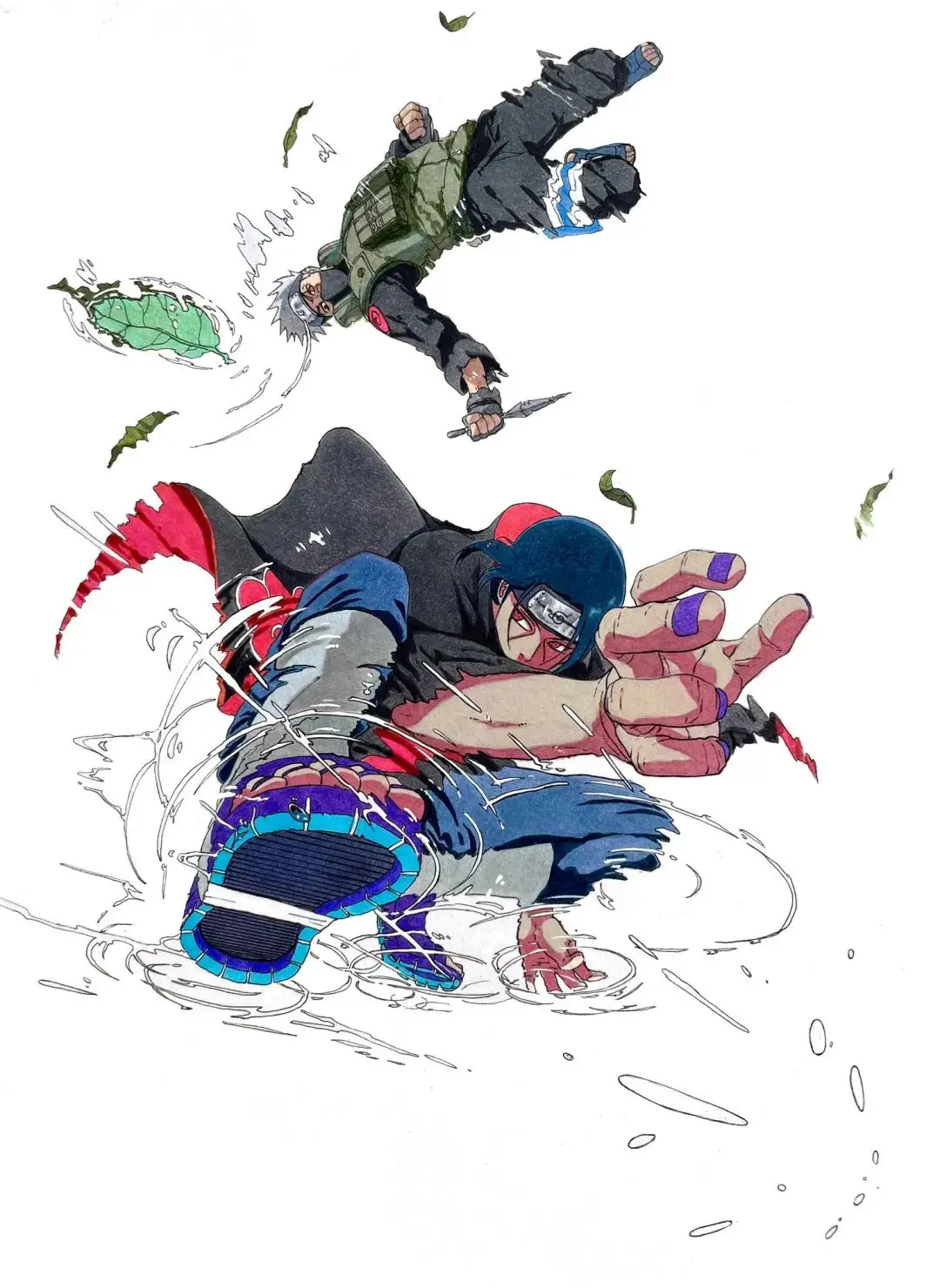 三六漫画人气角色：战斗姿态特写